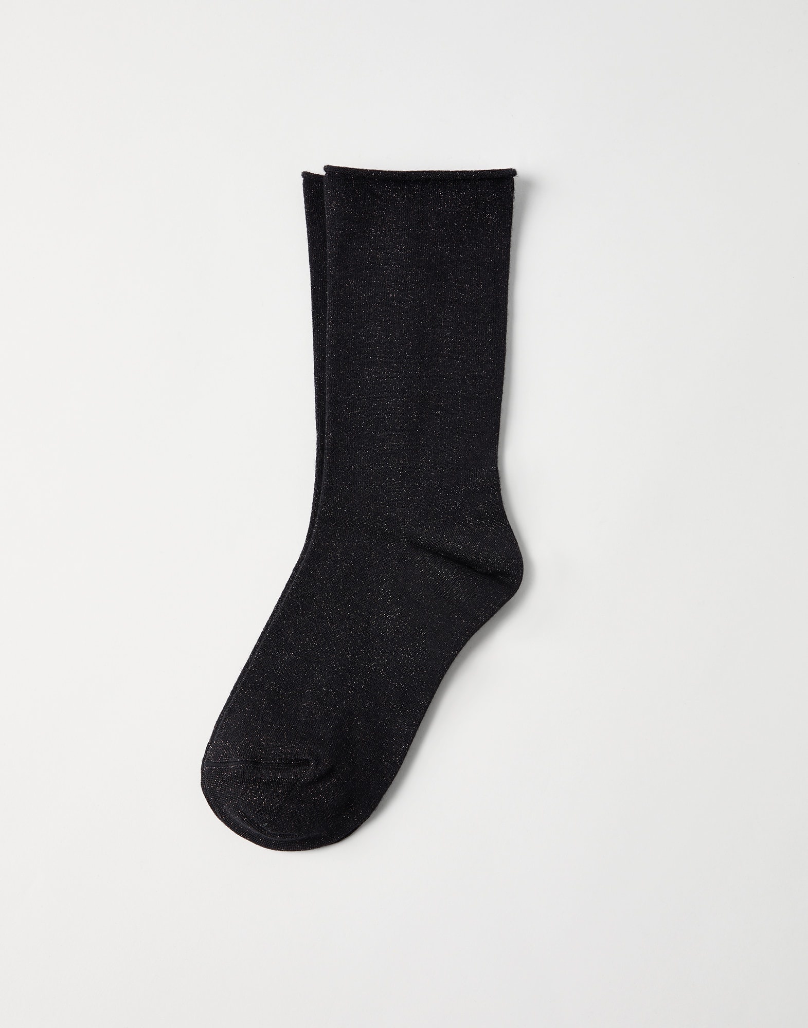 Cashmere and silk sparkling knit socks - 1