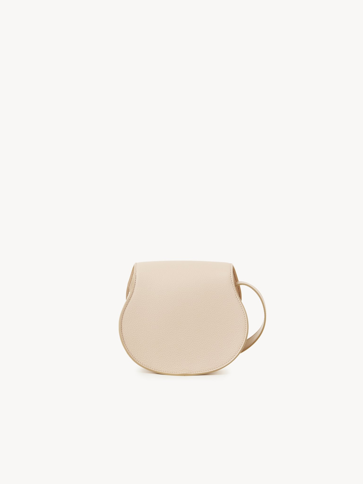 SMALL MARCIE SADDLE BAG IN GRAINED LEATHER - 4