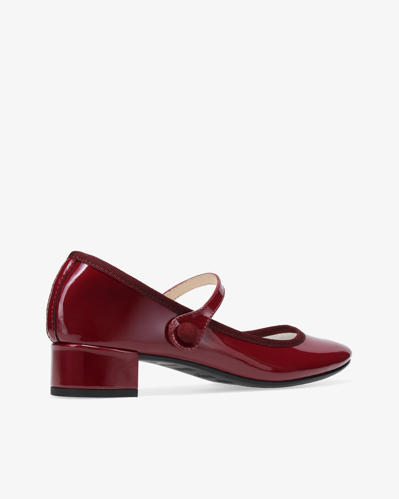 Repetto Rose Sole Rubber Mary Janes outlook