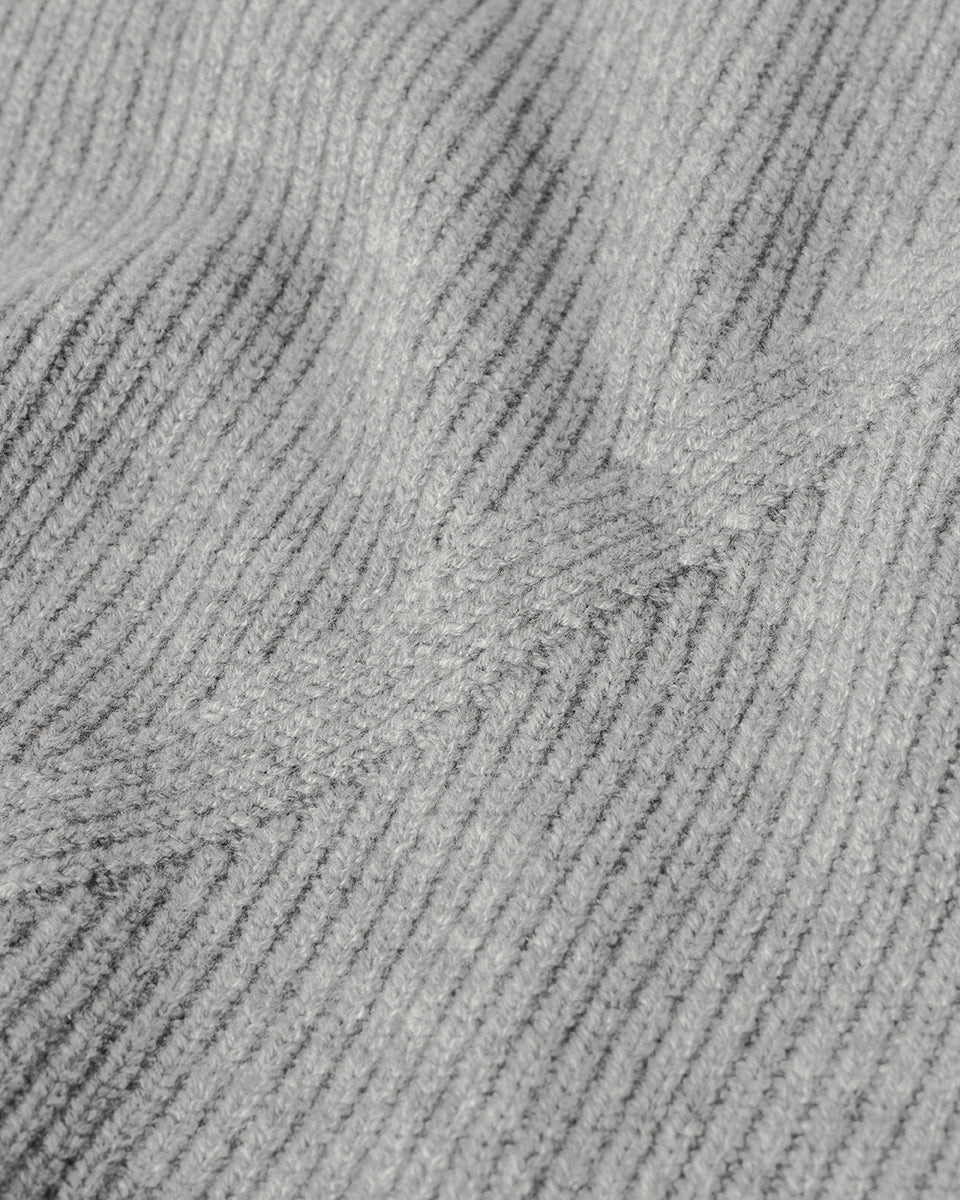 Sleeveless Grey Cashmere Tank Top - 6