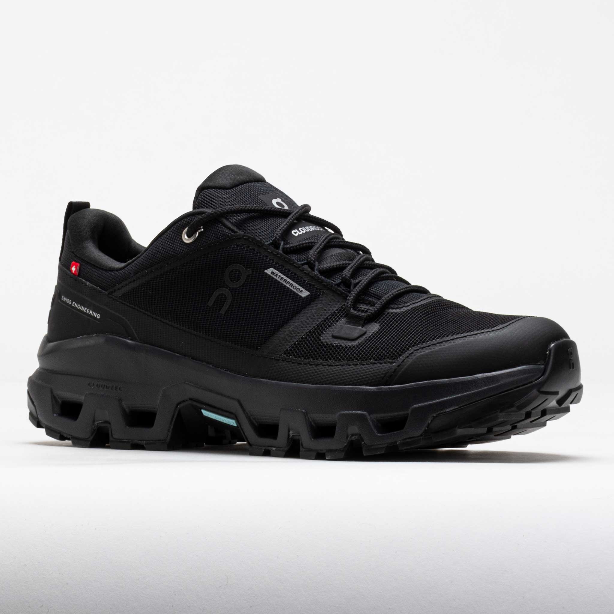On Cloudrock Low Waterproof Men's Black/Black - 5