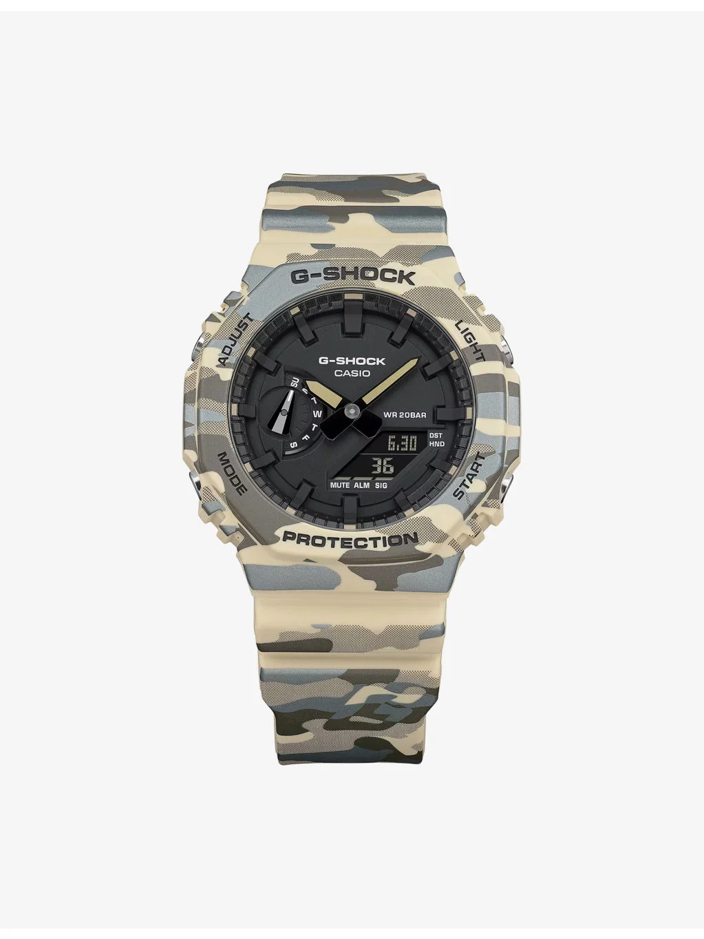 G-Shock 2100 Series Camouflage Origami Pattern Watch - 1