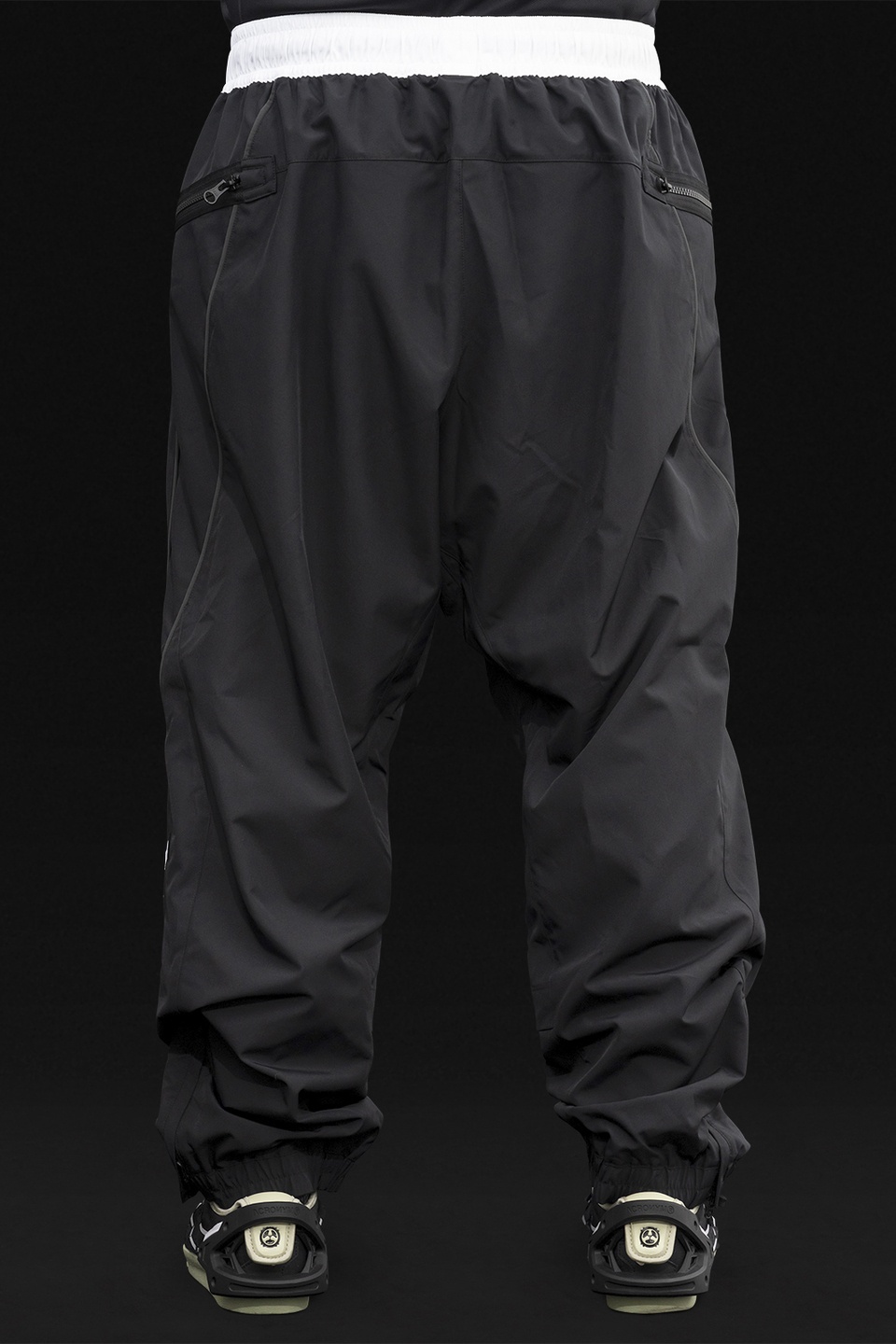 GGG-P2-011 Nike® Acronym® Track Pant Woven Black/Black/White/Black - 9