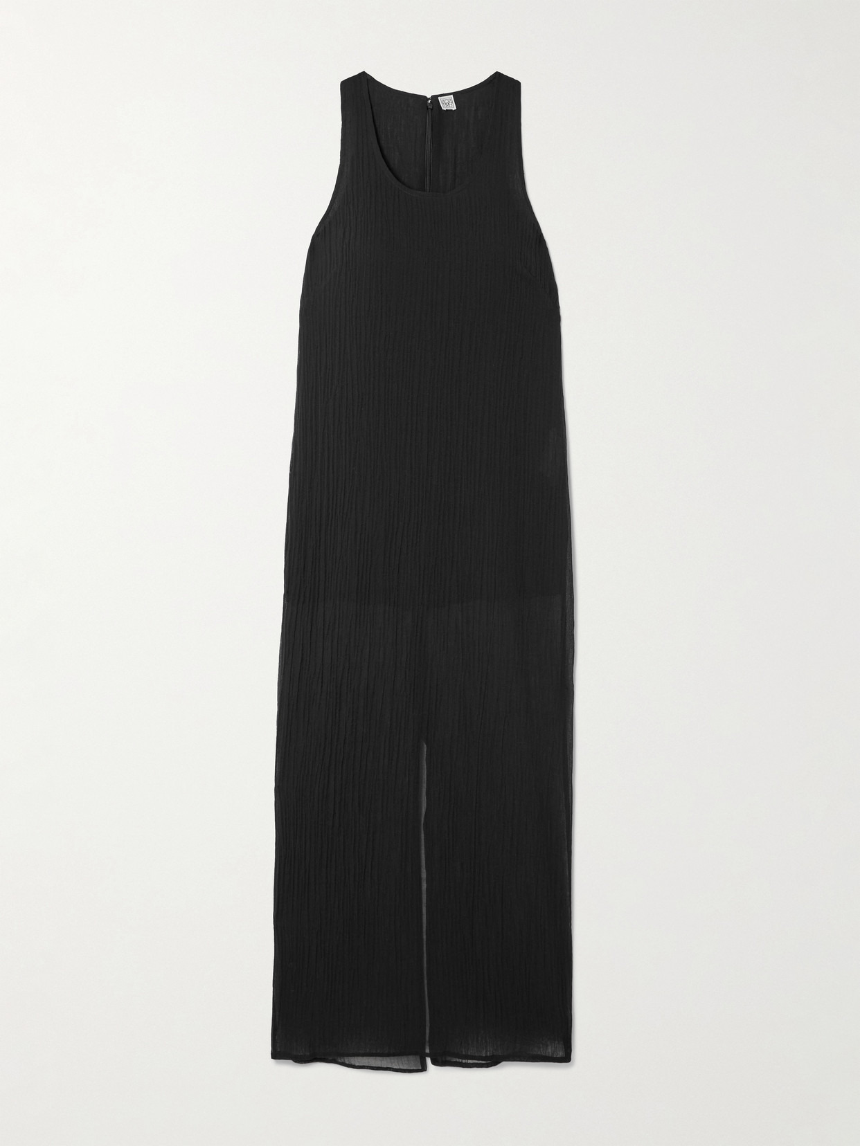 Cotton And Silk-blend Crepon Midi Dress - 1