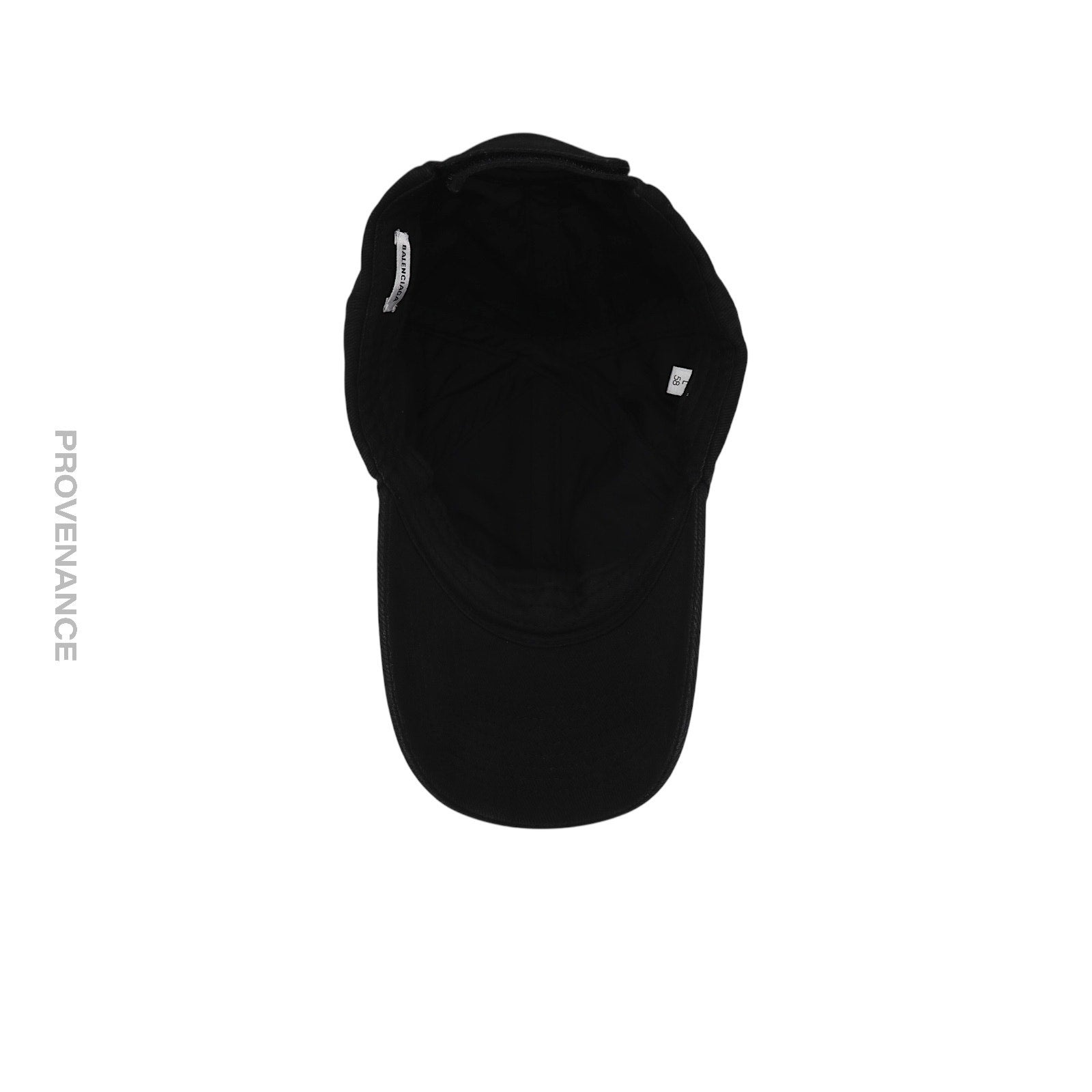 Balenciaga Embroidered Logo Cap - Washed Black - 7