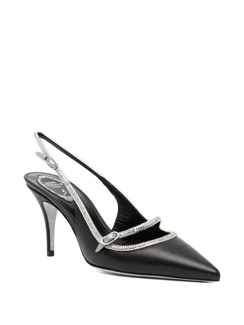 RENE CAOVILLA 80mm crystal-embellished pumps outlook