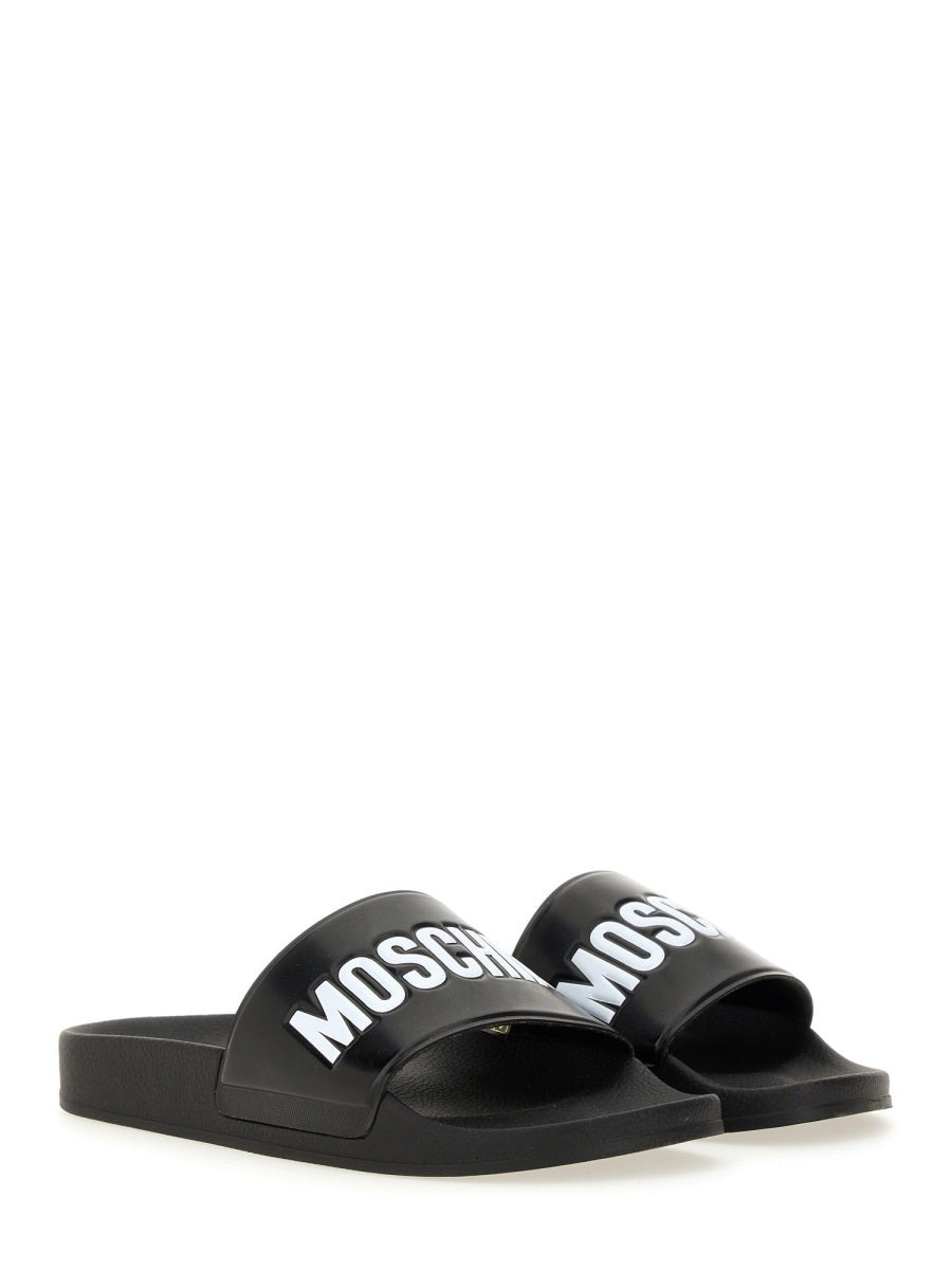 Moschino Men Slip-On Slipper With Logo - 2