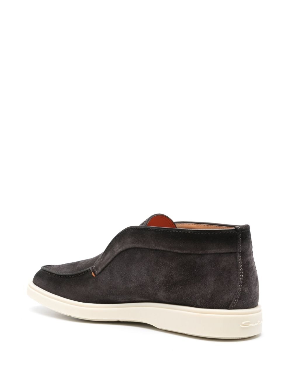 slip-on suede boots - 3