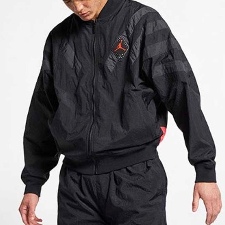 Air Jordan 6 Srt Lgc Nylon Jacket Zipper Black BV5406-010 - 3