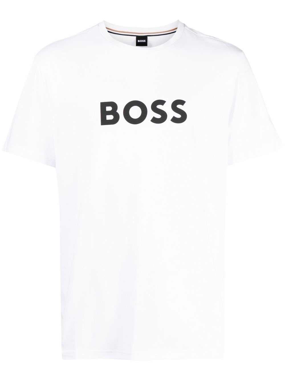 logo-print cotton T-shirt - 1