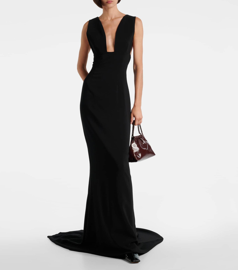 Stella McCartney Crêpe jersey gown outlook