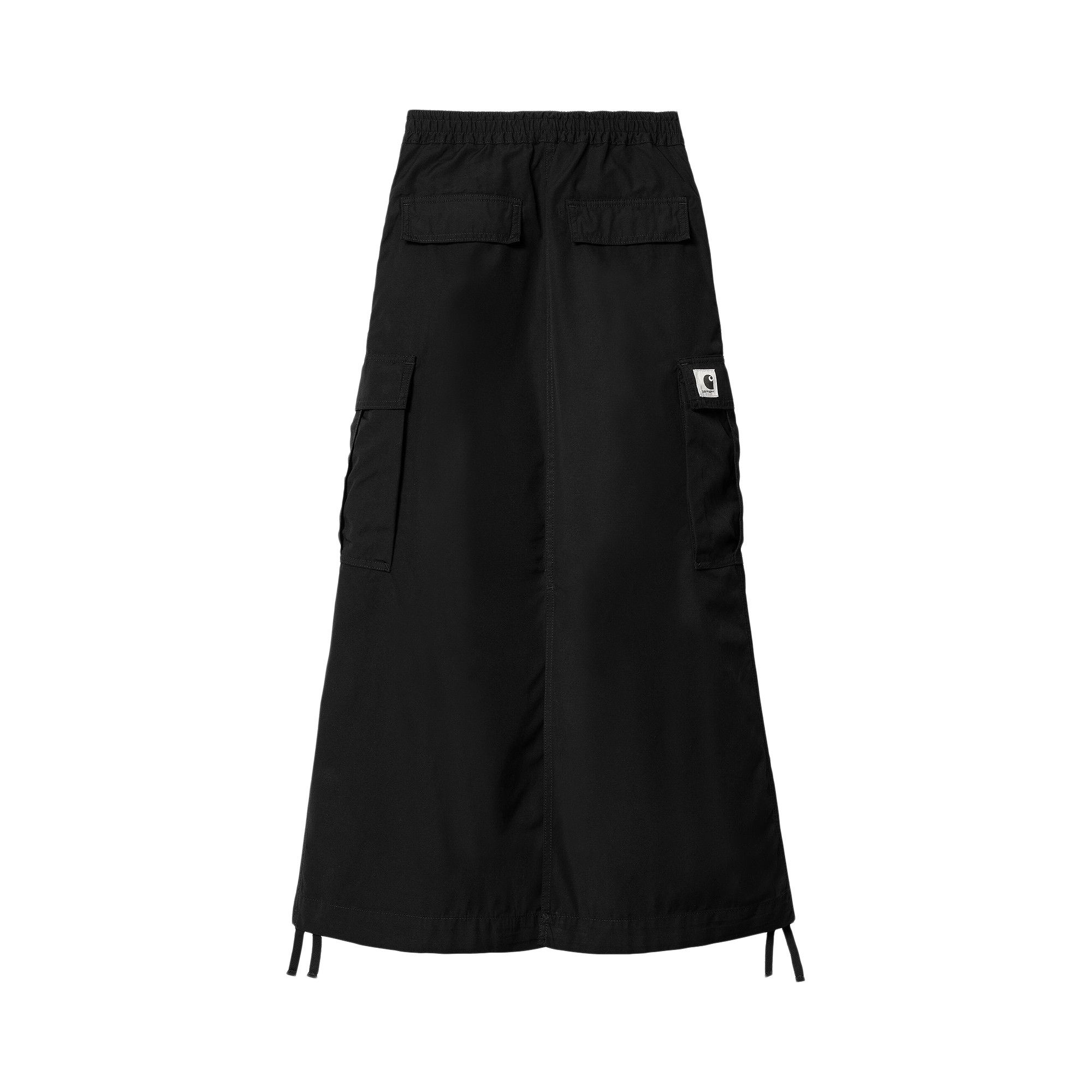 Carhartt WIP Long Cargo Skirt 'Black (Rinsed)' - 2