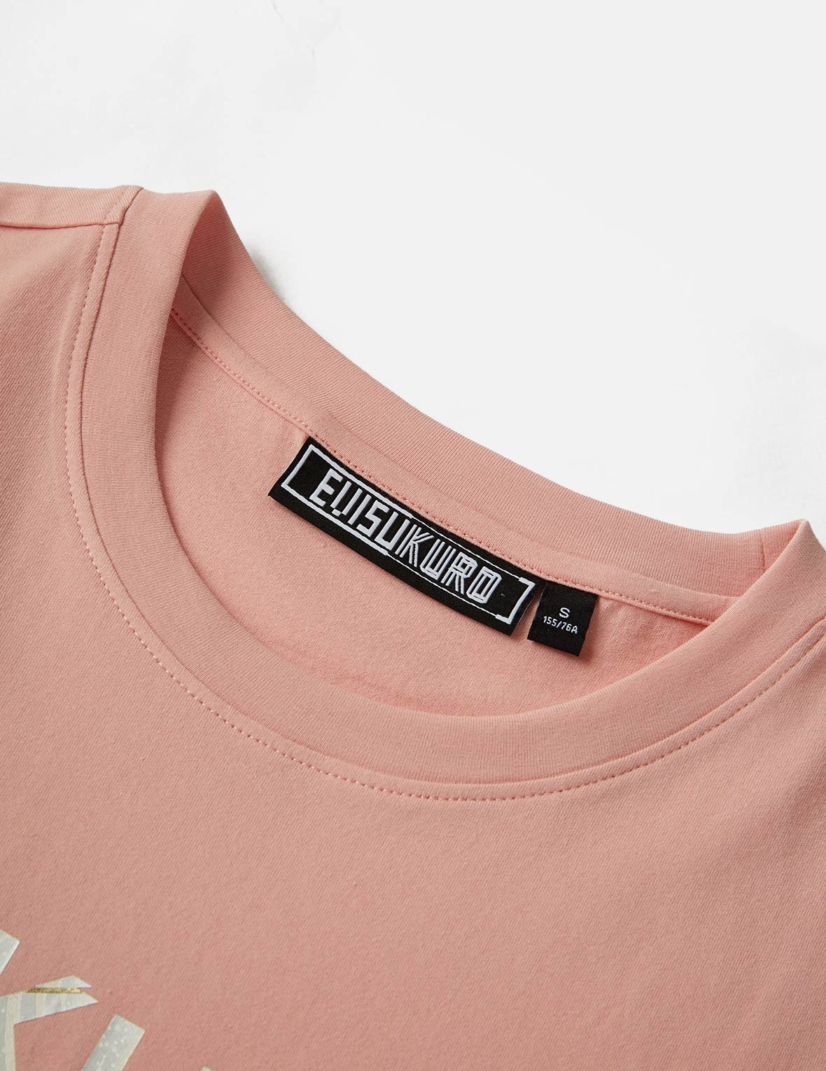 Ukiyo-E Infused Logo Label Print Oversized T-shirt - 9