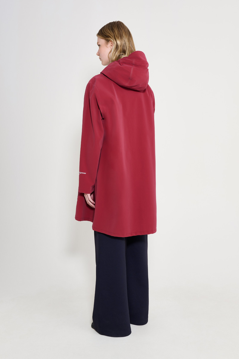 Mosebacke Patch Raincoat Burgundy 3