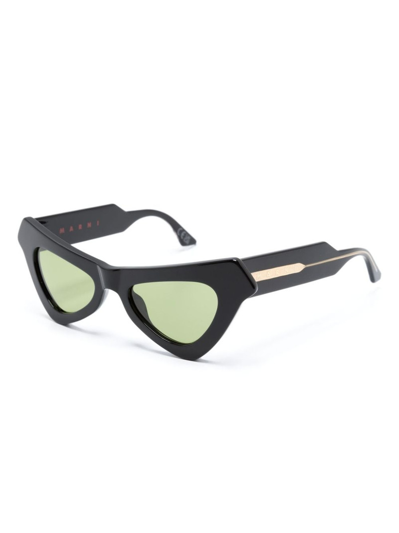Marni Fairy Pool logo-engraved cat-eye sunglasses outlook