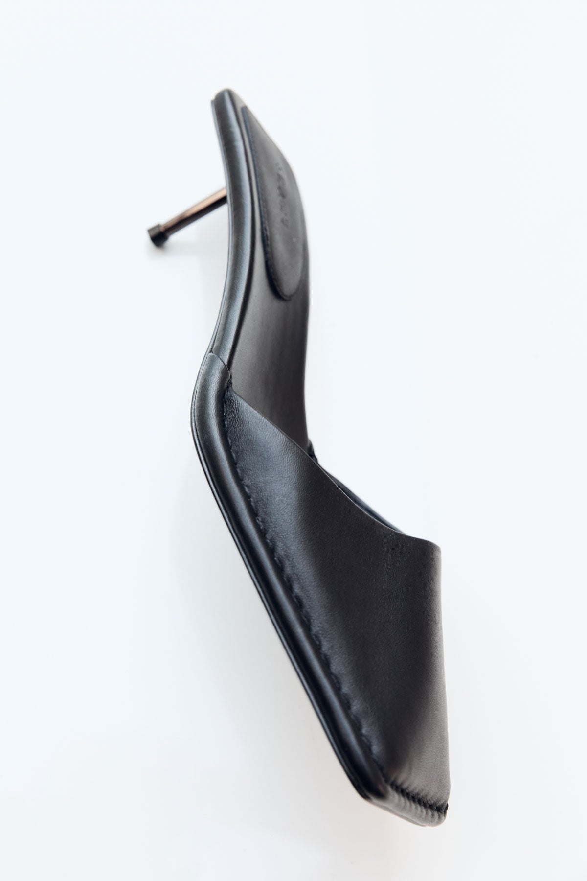 Soft Square Toe Heel - Black - 3