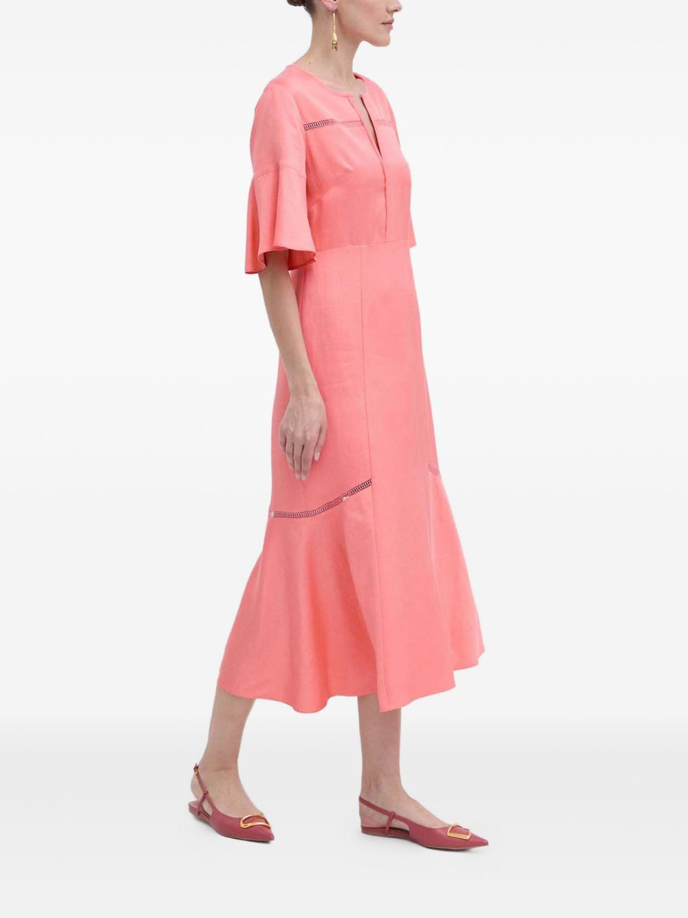 bell-sleeve dress - 3