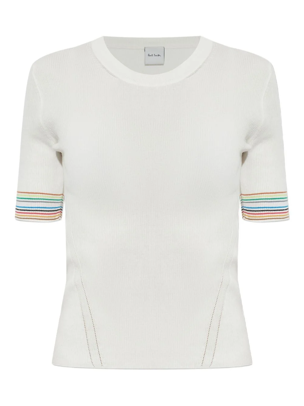 Signature Stripe ribbed T-shirt - 1