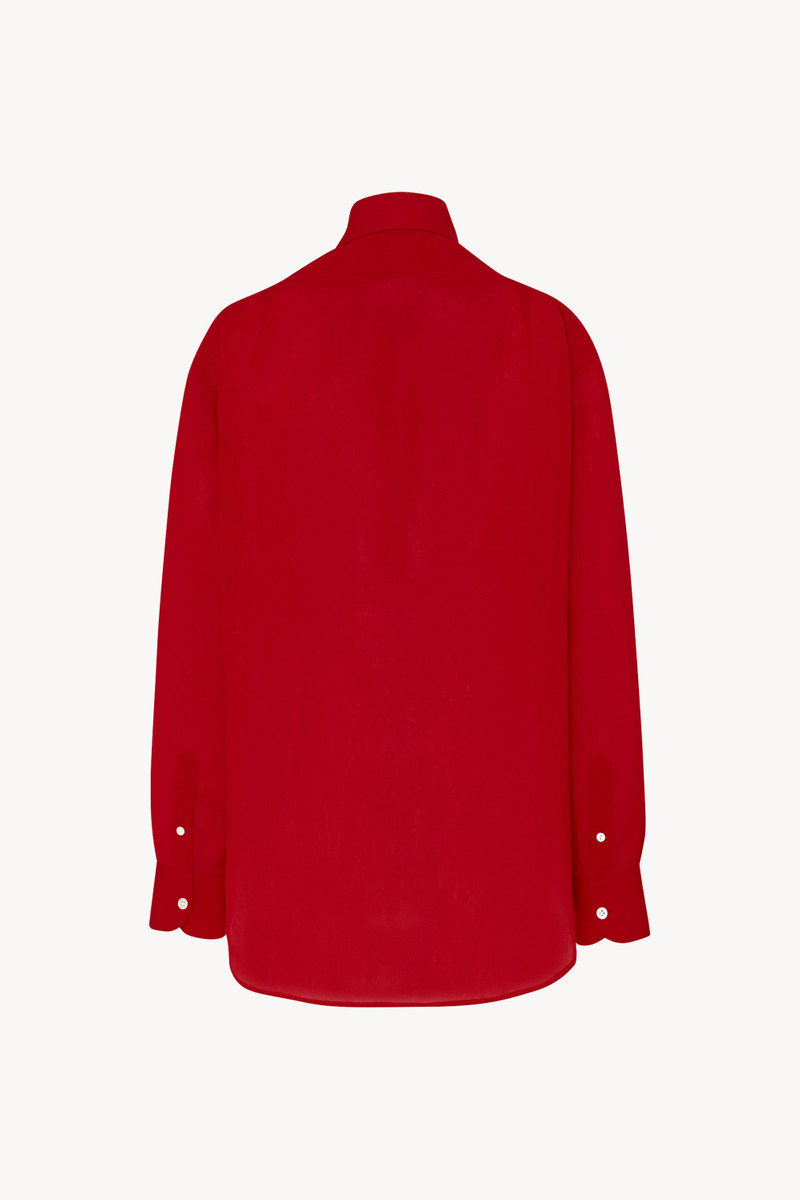 The Row Elia Shirt in Silk outlook