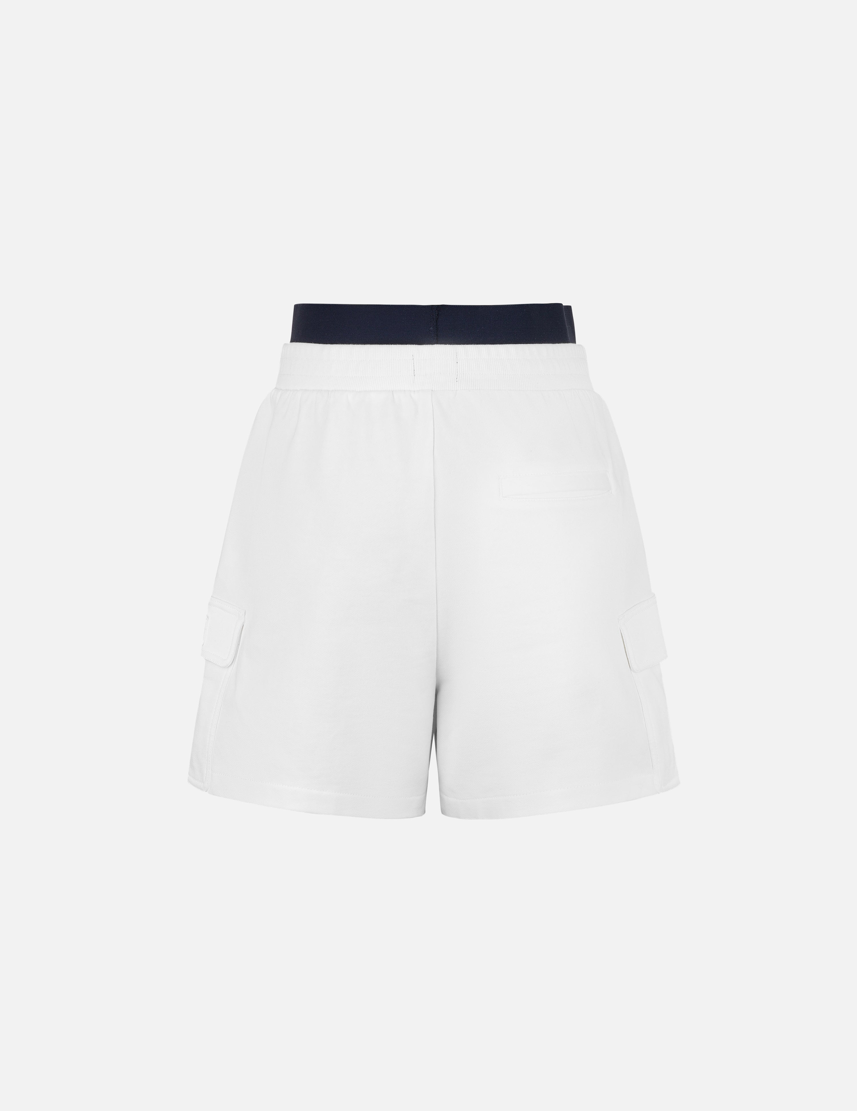 Seagull Embroidery Loose Fit Sweatshorts - 2