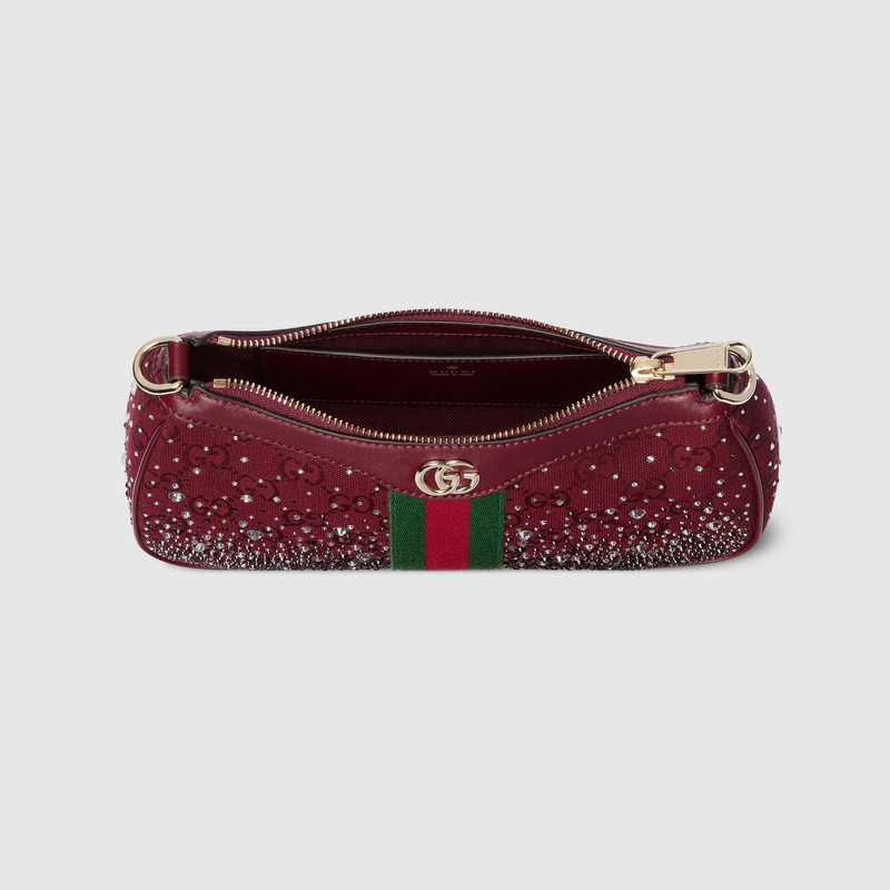 Ophidia crystals small shoulder bag 9