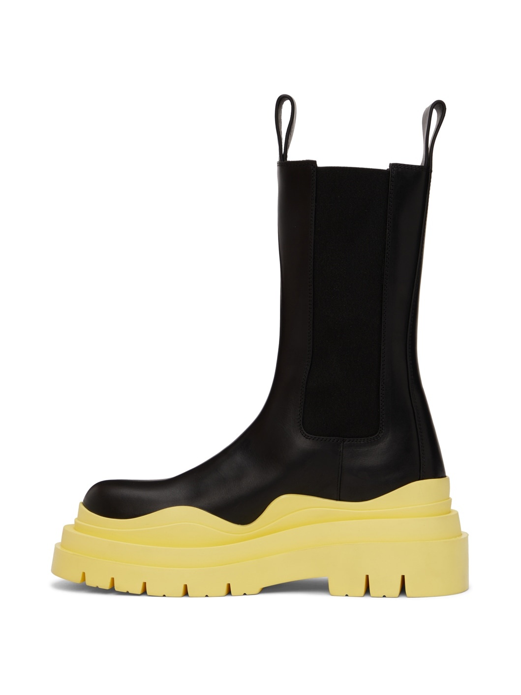 Black Tire Chelsea Boots - 3