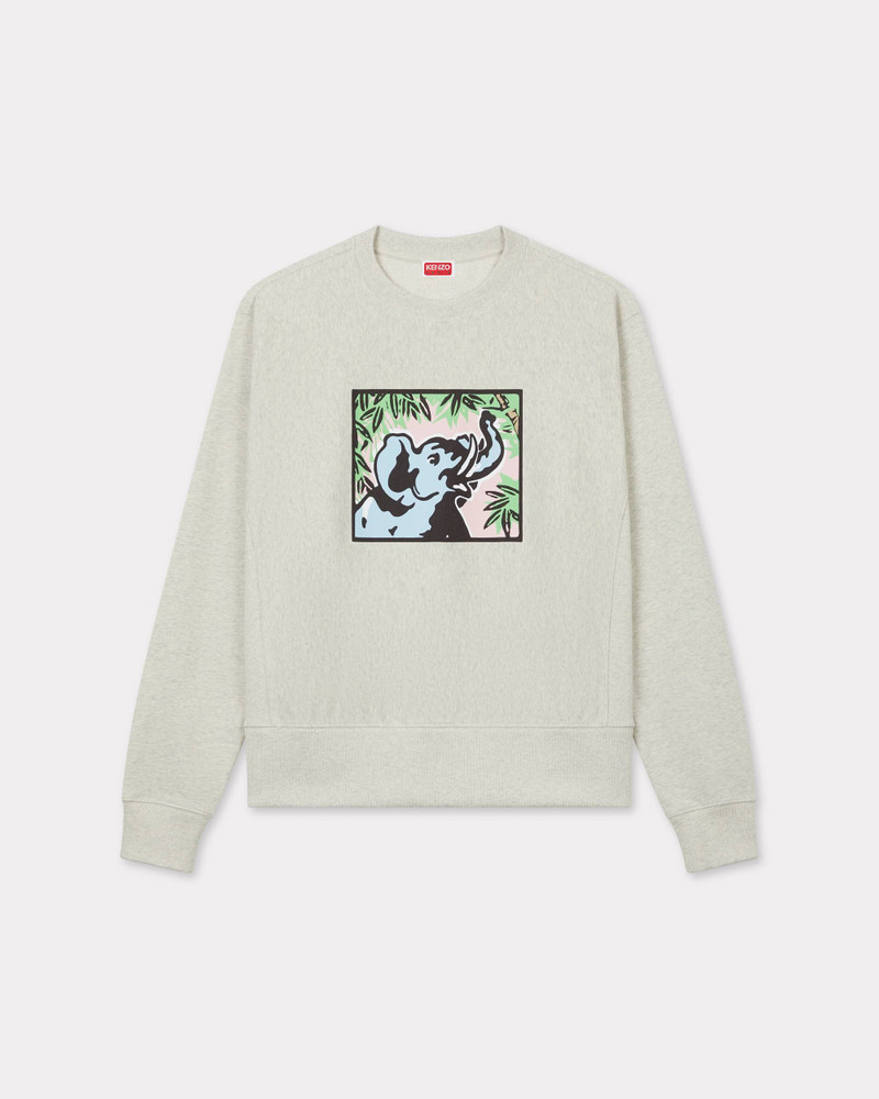 'KENZO Jungle Elephant' sweatshirt in cotton 1