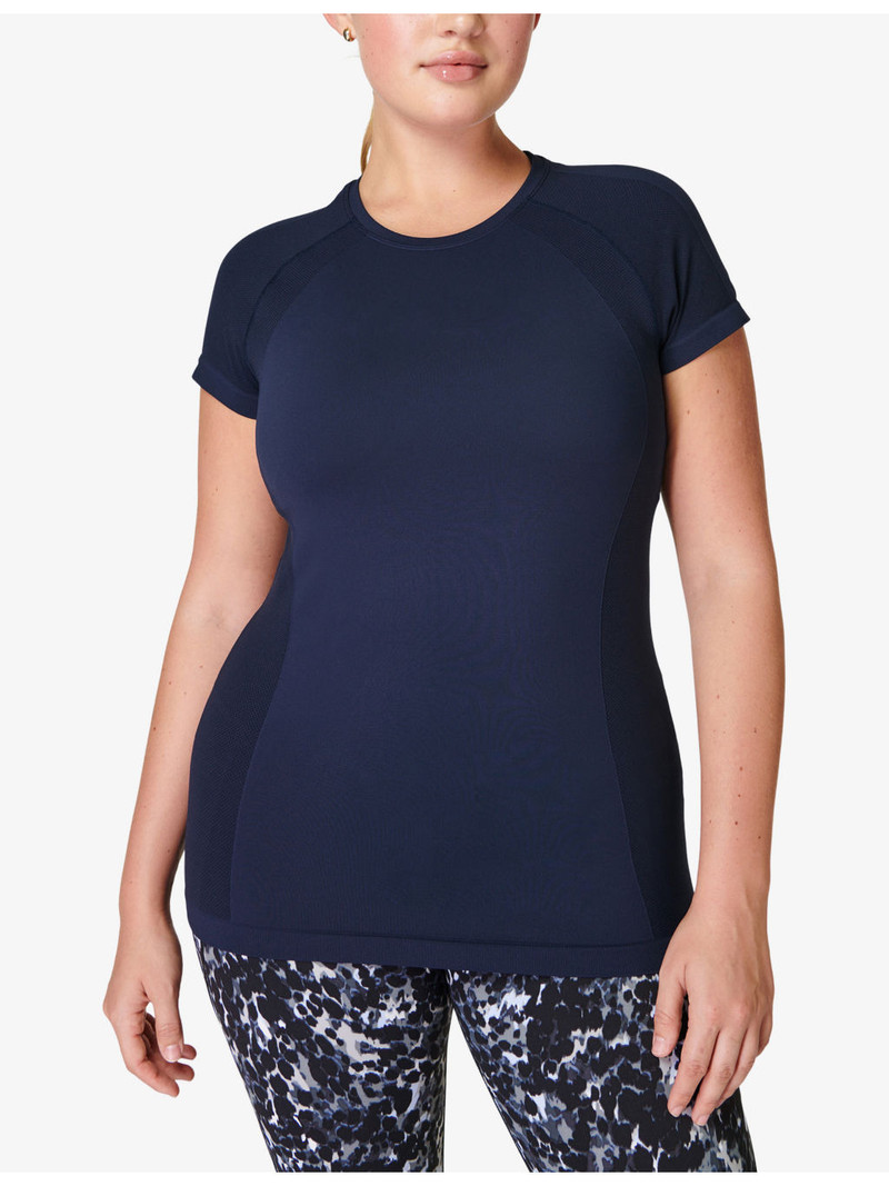Athlete Seamless Workout Stretch-Woven T-Shirt 3