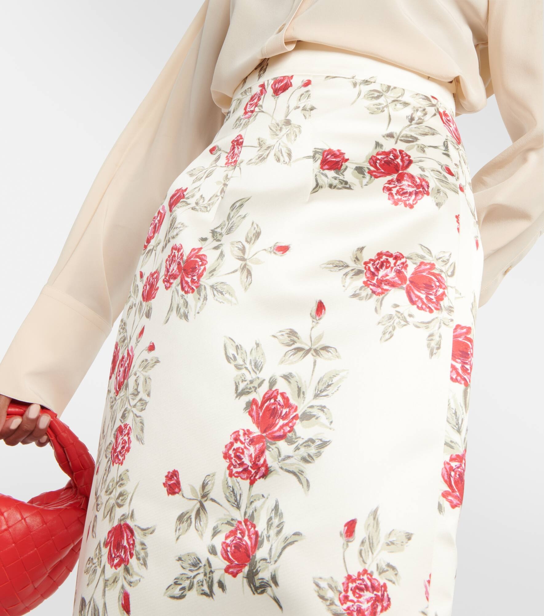 Lorinda floral pencil skirt - 4