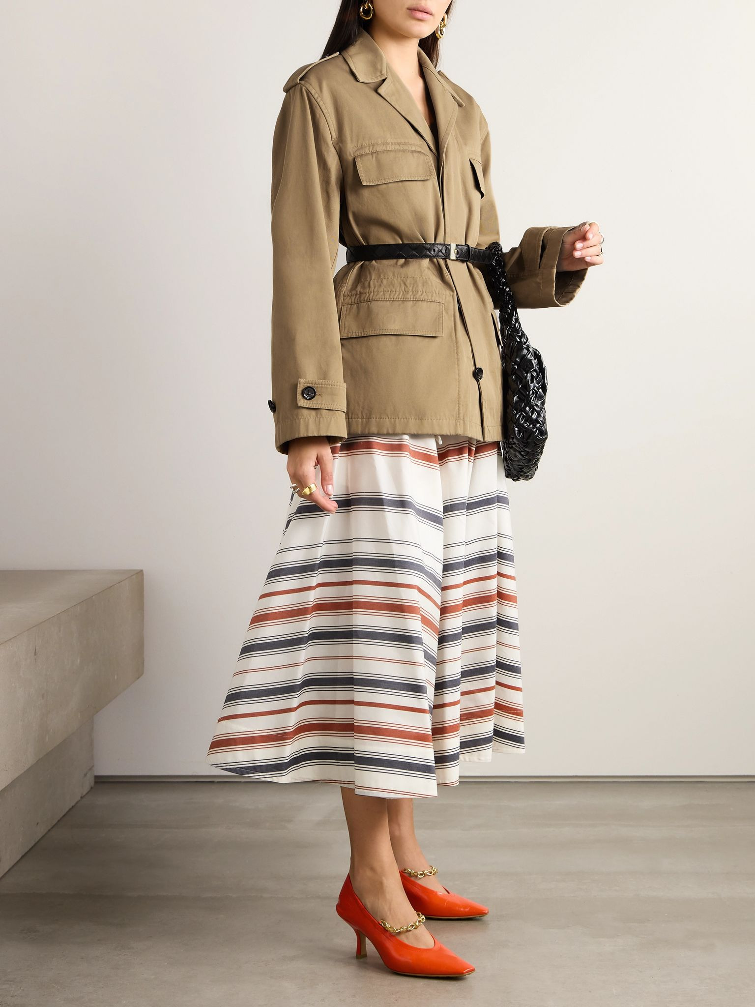 Cotton-drill jacket Beige - 2