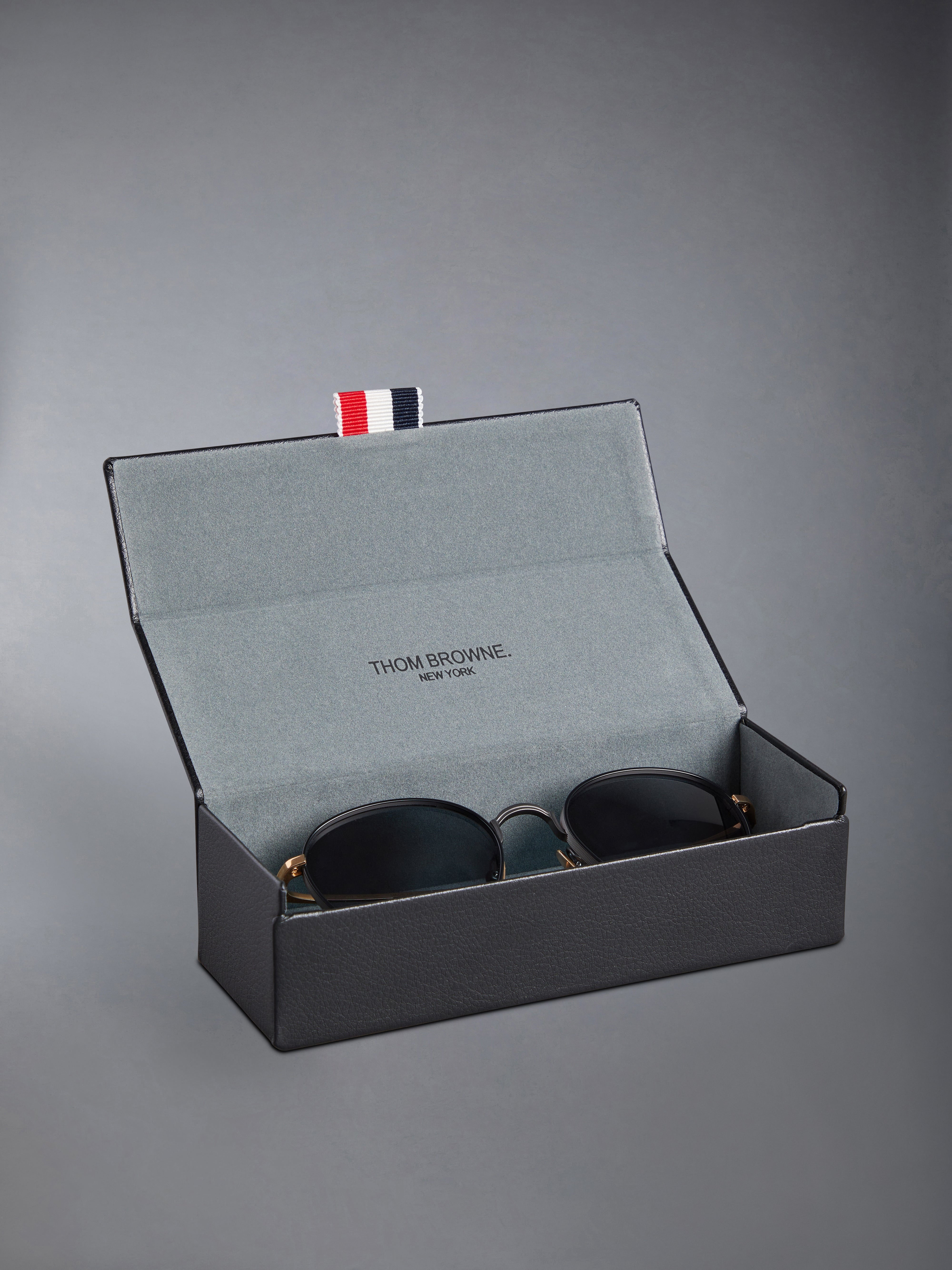 TITANIUM ROUND SUNGLASSES - 6