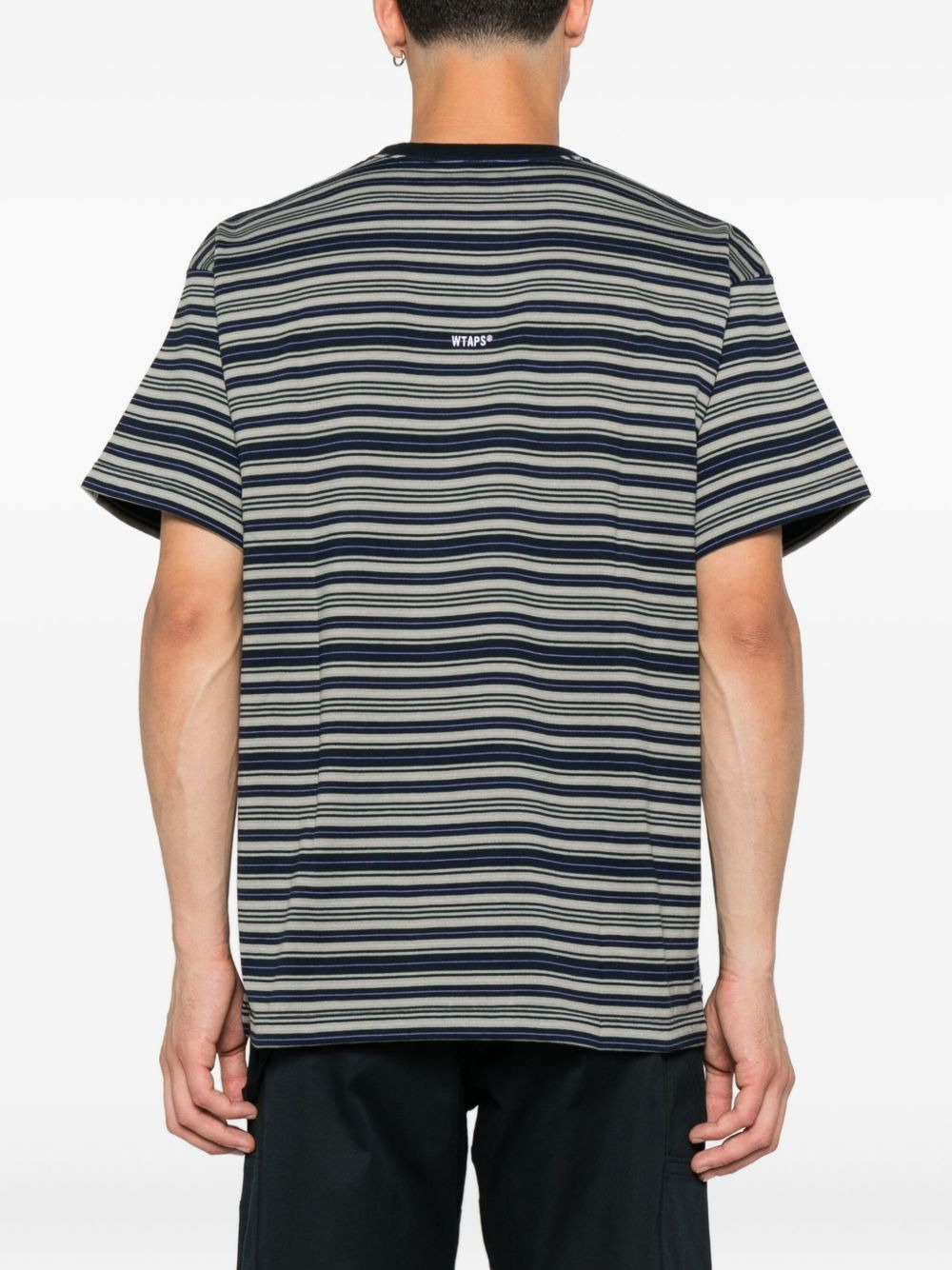 striped T-shirt - 3