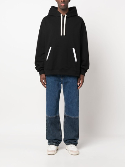 Palm Angels Sartorial Tape cotton hoodie outlook