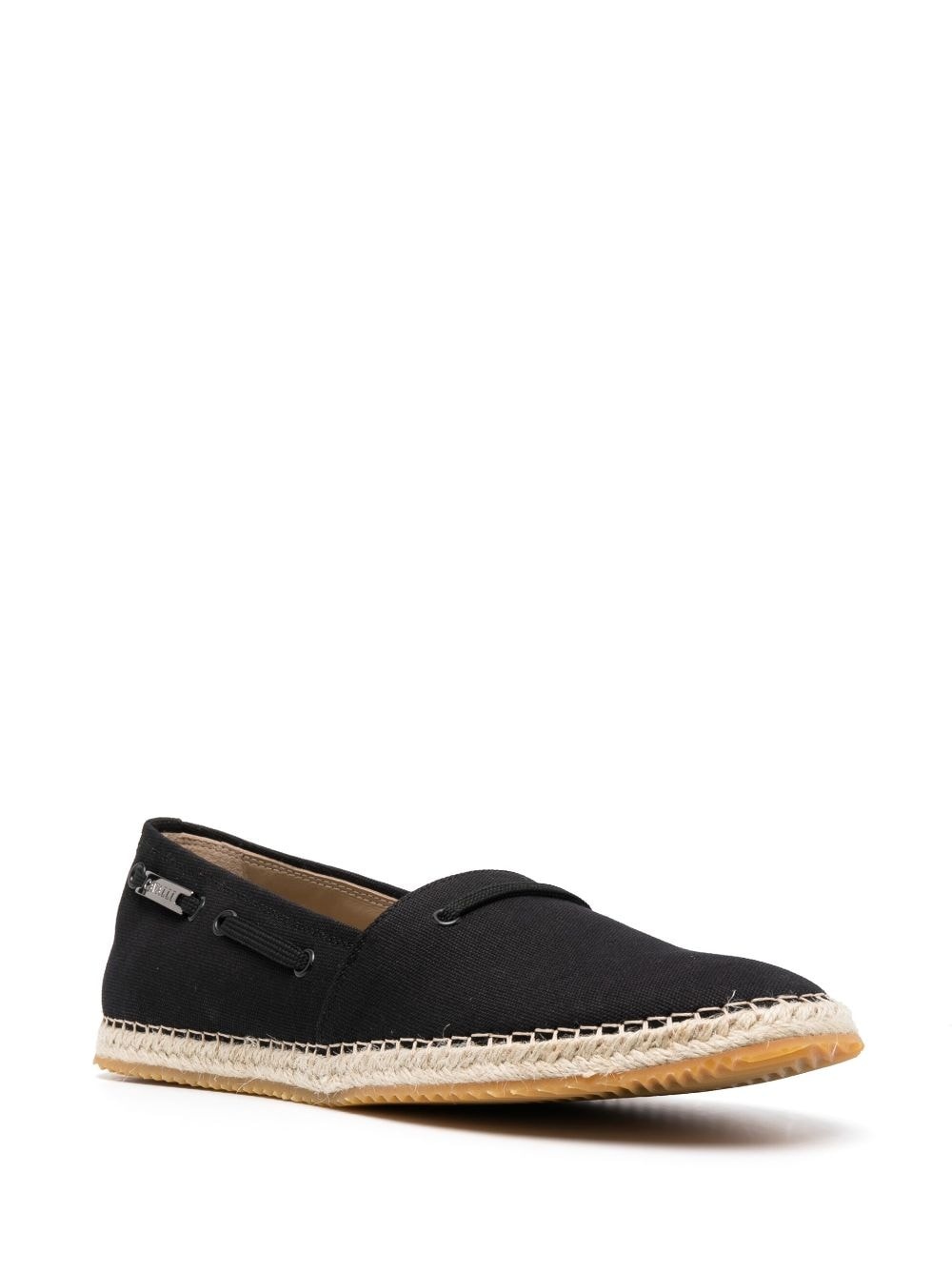 logo-plaque flat espadrilles - 2