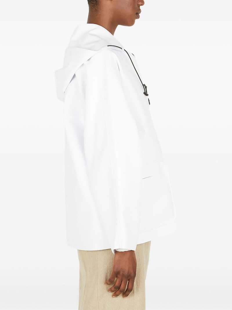 Sailor hooded button raincoat 3