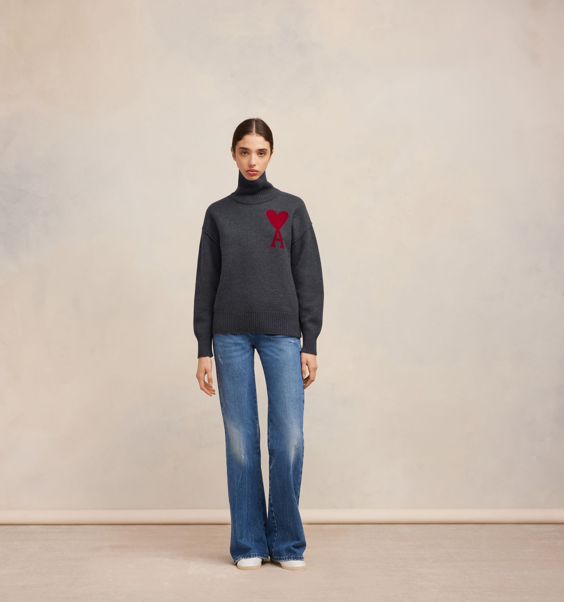 Red Ami de Coeur Sweater - 4