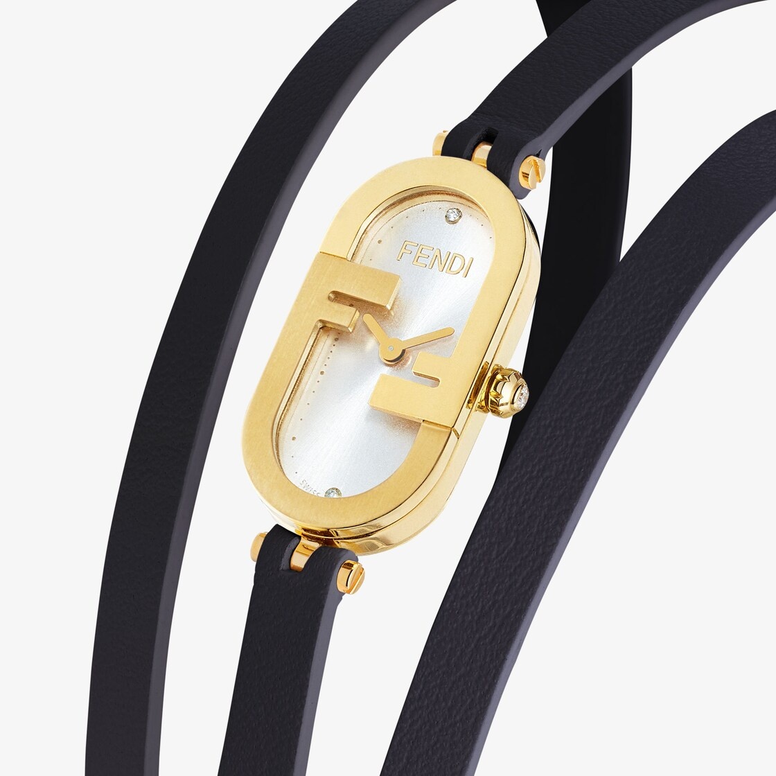 Shop Fendi O'Lock Stainless Steel Bracelet Watch/42MM