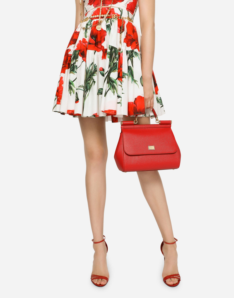 Dolce & Gabbana Medium Sicily handbag in dauphine leather outlook