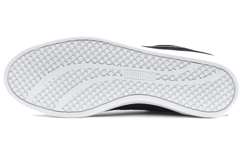 (WMNS) PUMA Smash v2 SD Black/White Low Casual Board Shoes 365313-01 6