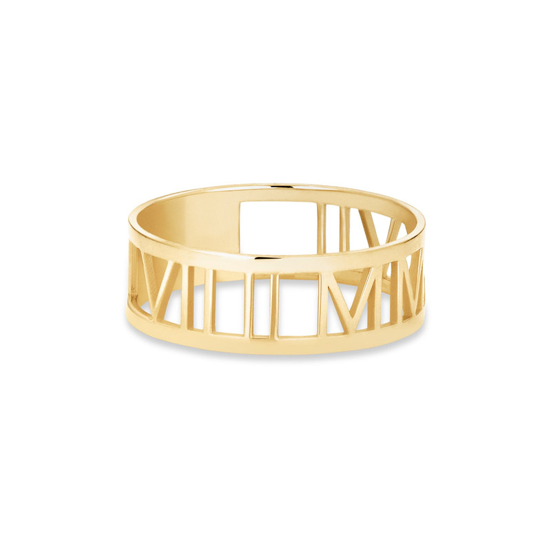 Roman Numeral Ring 3