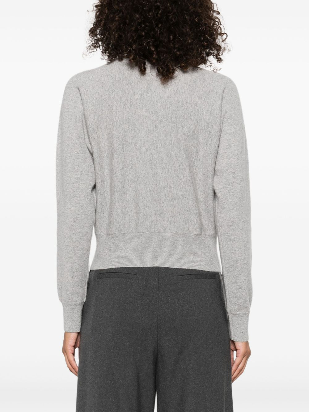 crew-neck cashmere-blend sweater - 4