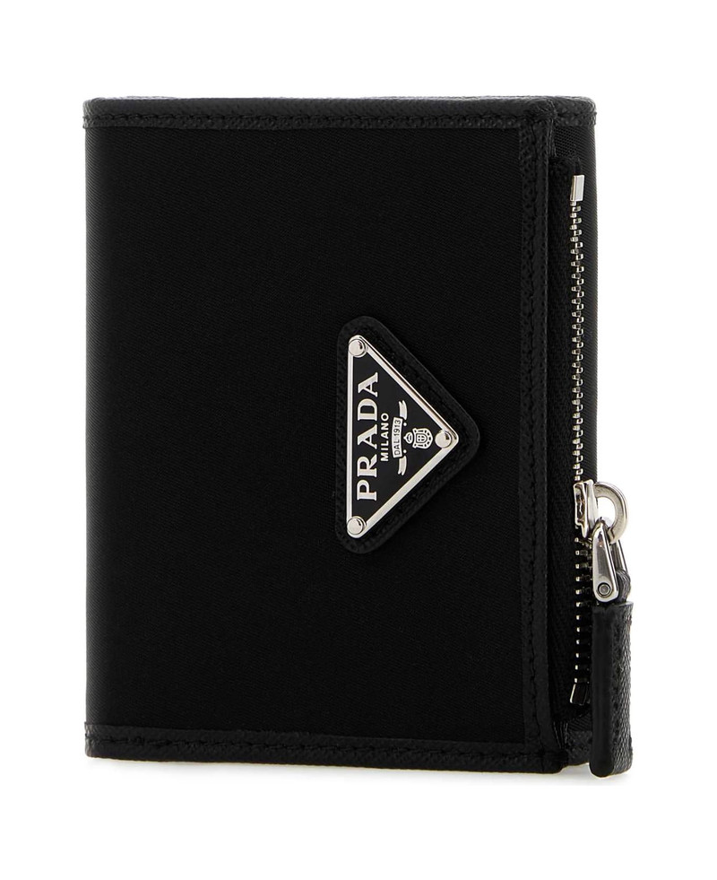 Prada Black Canvas Wallet outlook