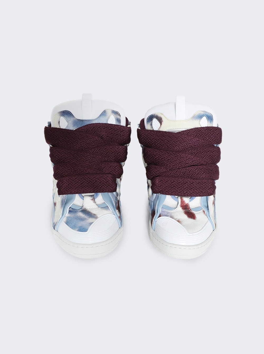 Curb Sneakers Burgundy And Blue - 5