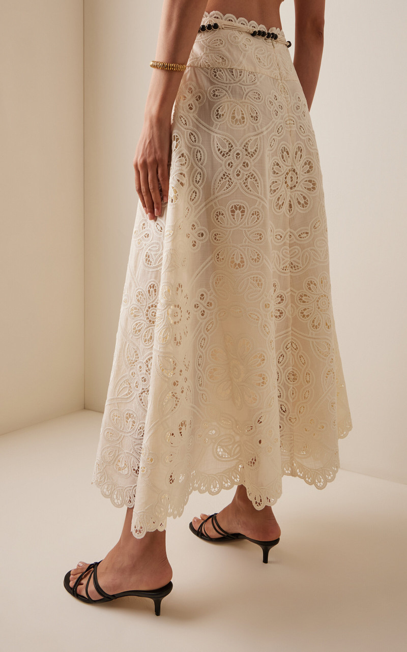 Rhiannon Lace Maxi Skirt ivory 4