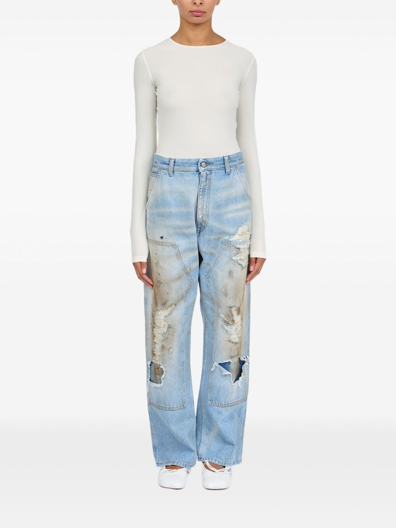 MM6 Maison Margiela distressed jeans outlook