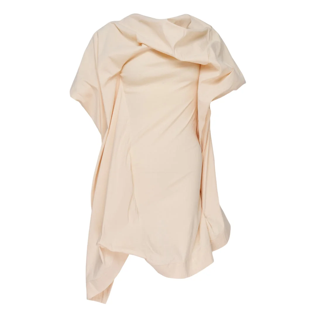 Concealed Draped Woven Top - 1