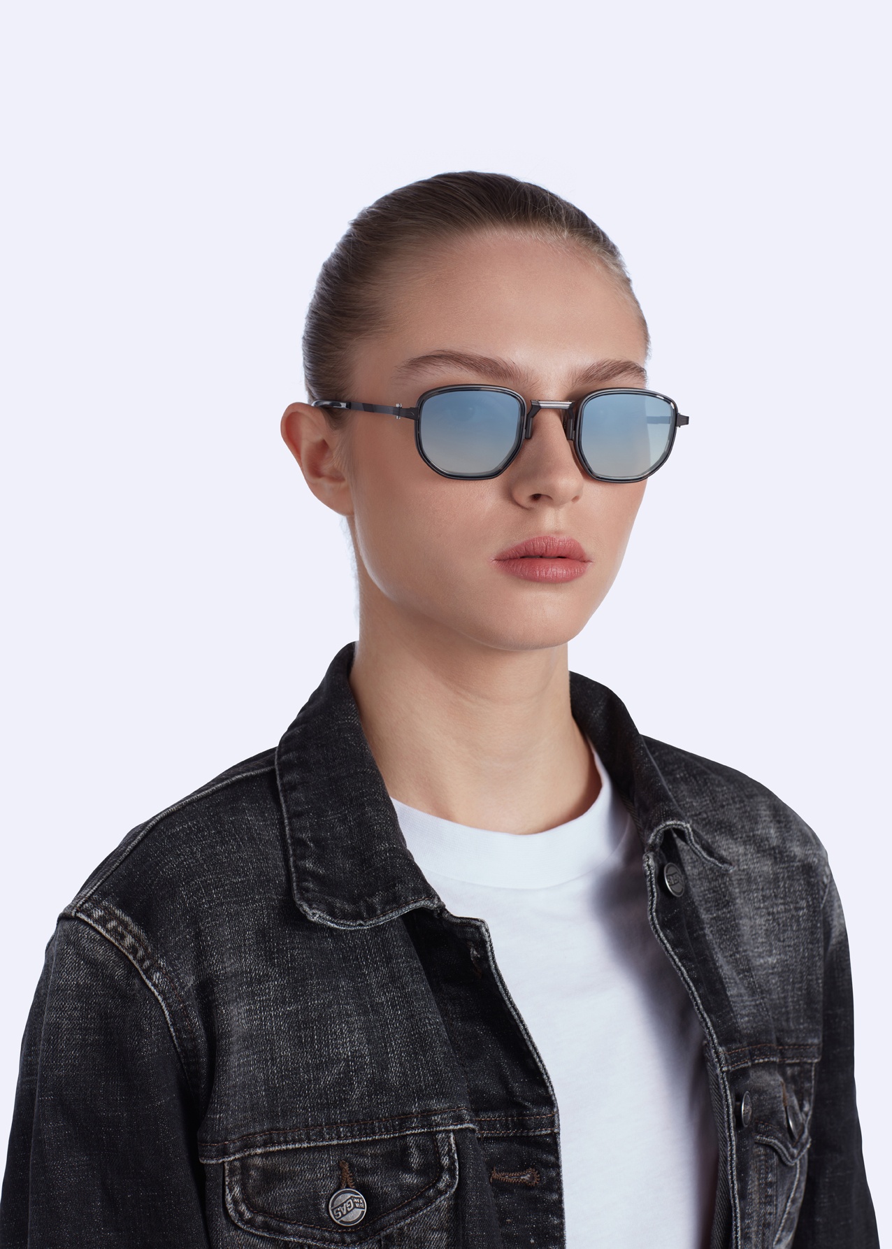 MOVITRA - Movitra – Giovanni Black Havana with Gradient Blue Lenses - 3
