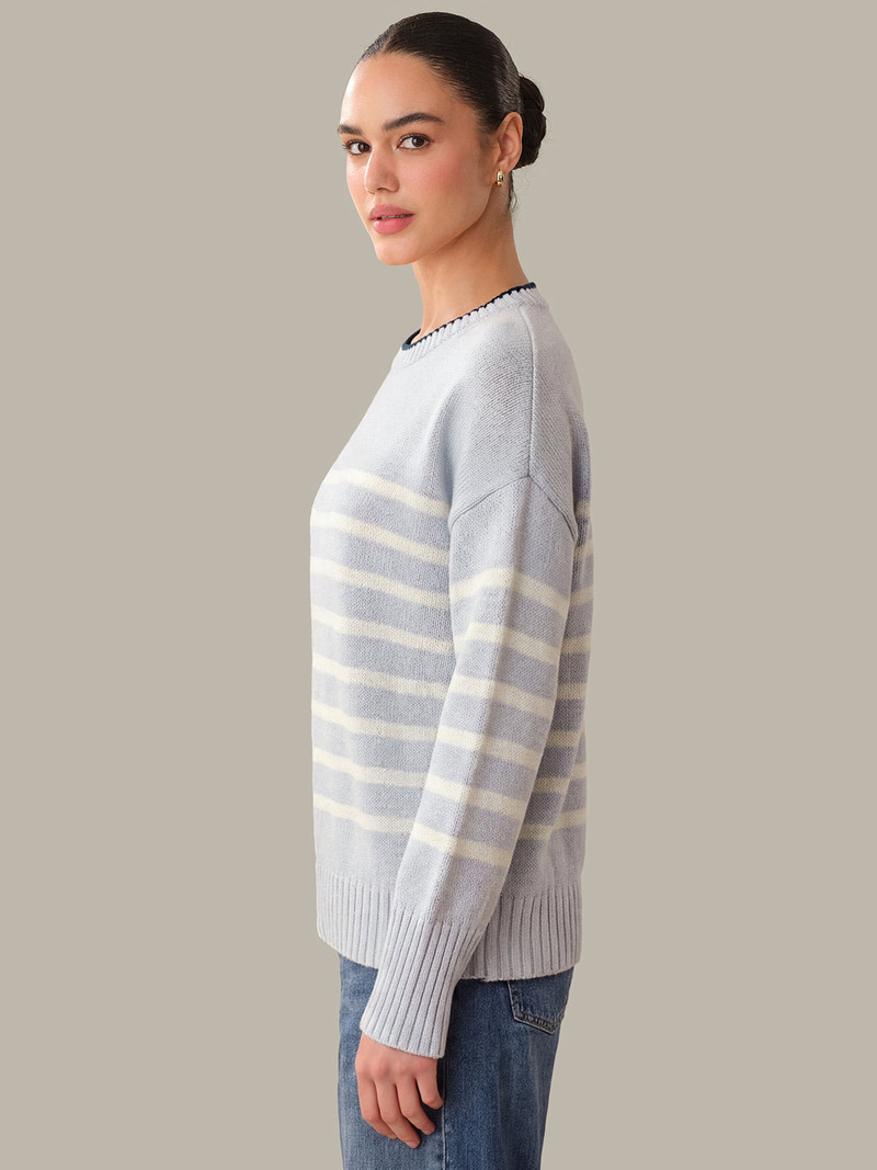 525 america Sterling: Stripe Crewneck Sweater outlook
