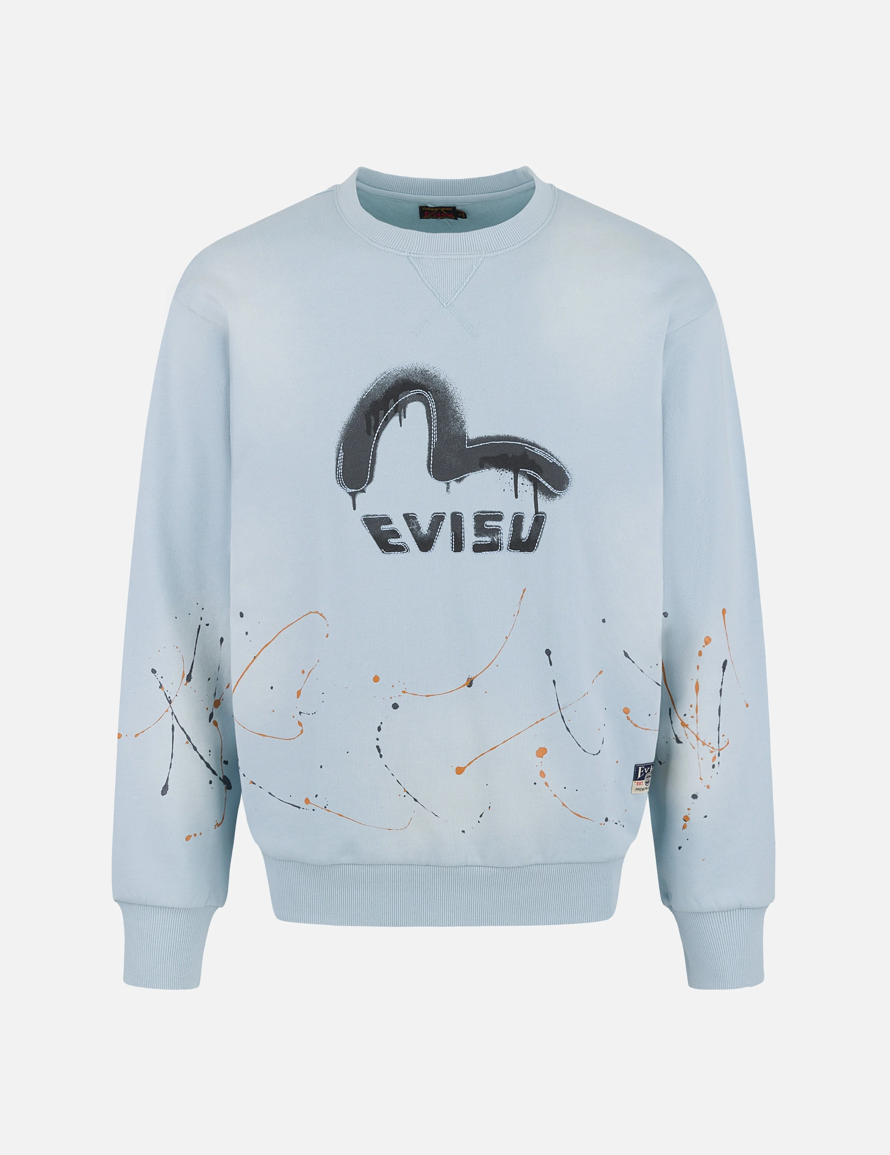 Logo and Seagull Print Relax Fit Sweatshirts - 1