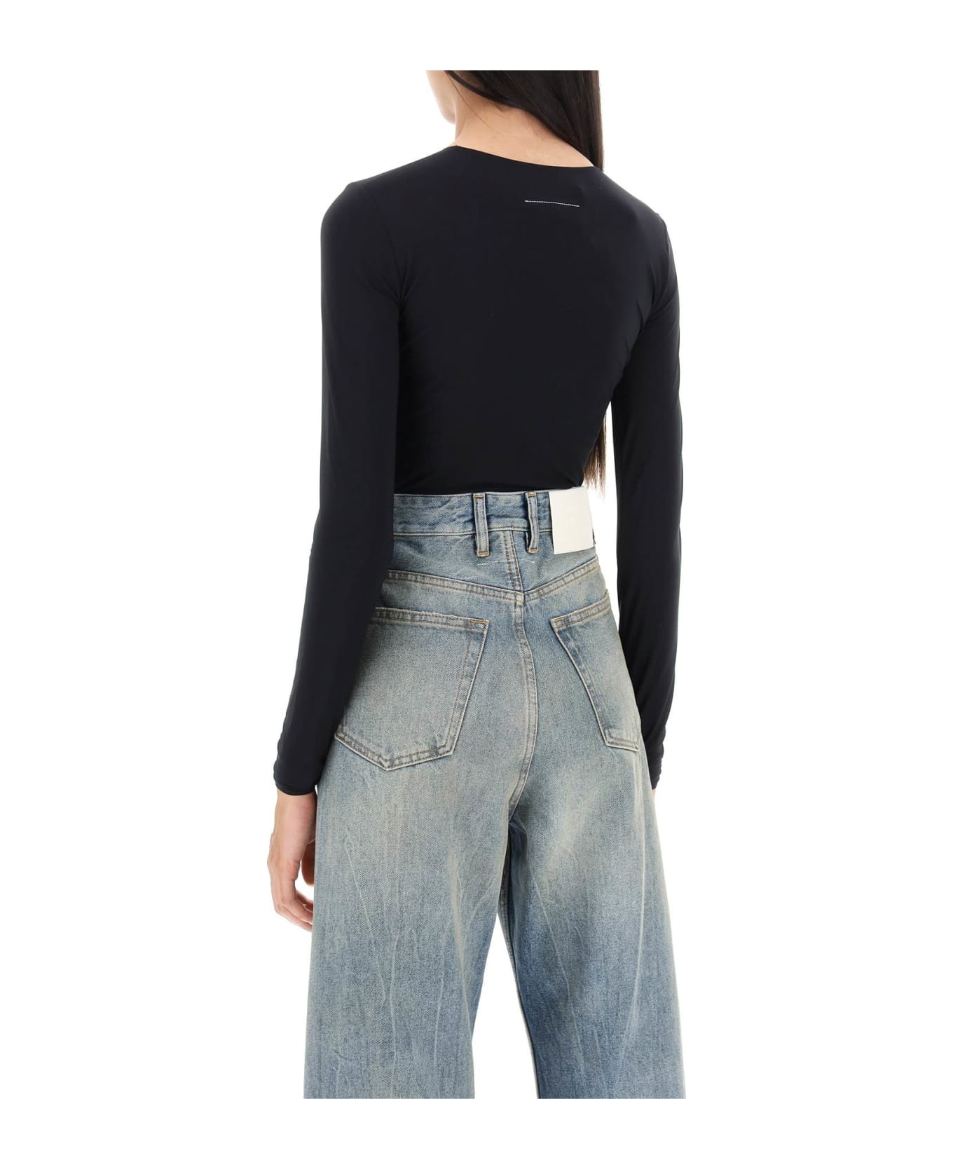 Long Sleeve Lycra Bodysuit - 3